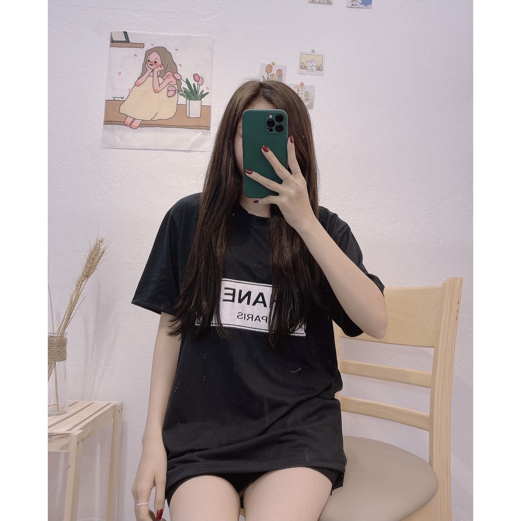 Áo Phông Nữ, Áo Thun Unisex 100% Cotton Hàng Qc Full Túi Zip | BigBuy360 - bigbuy360.vn