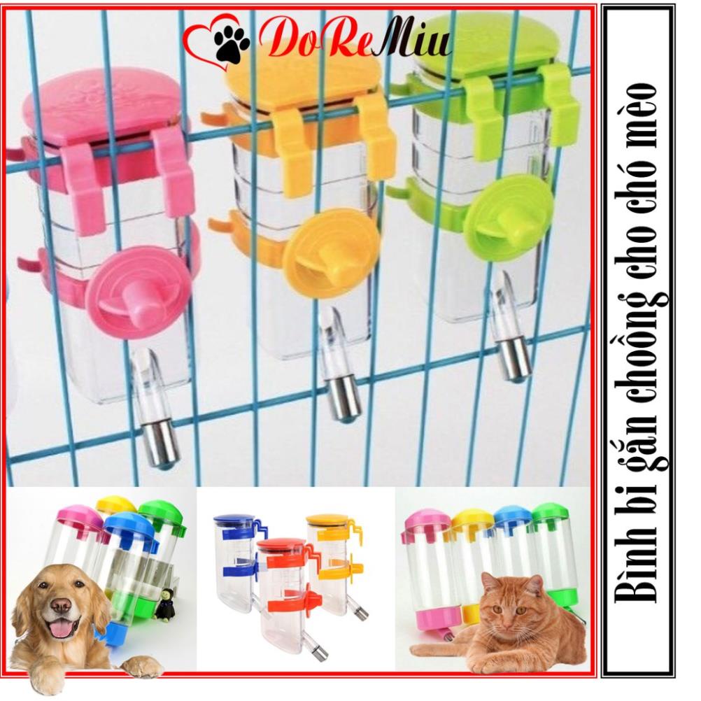 STHA- Bình uống nước thú cưng gắn chuồng (4 loại) Cấp nước tự động cho chó mèo