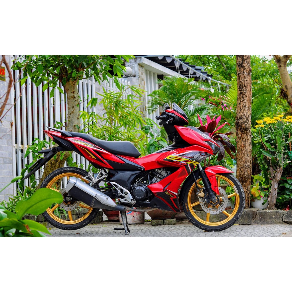 [Siêu Sale] Tem Decal Rời mẫu GTR vàng đen dán Winner X đỏ - tem 3 lớp cao cấp không bay màu