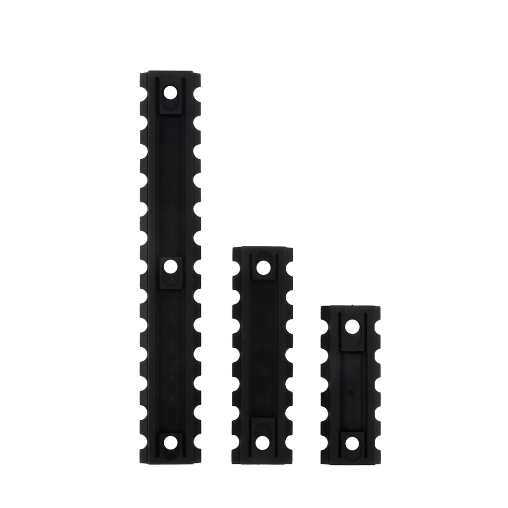 Set 3 Thanh Trượt Chiến Thuật Bằng Nilon Màu Đen Chuyên Dụng
