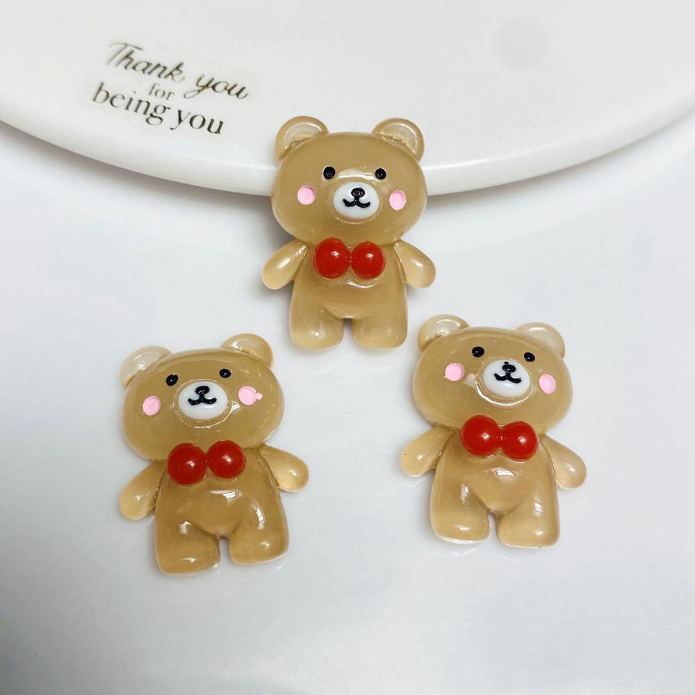 Set 10 Kẹp Tóc Dạ Quang Hình Thú/Thỏ/Vịt/Vịt/Gấu Bằng Nhựa Dạ Quang Độc Đáo DIY