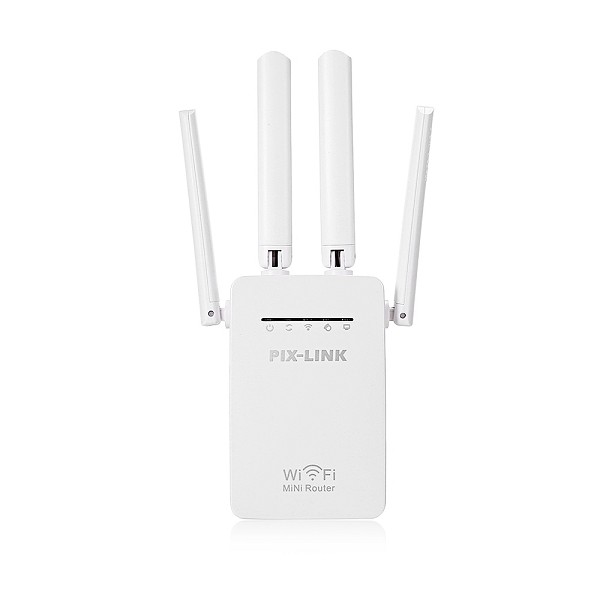 Thiết bị kích sóng wifi PIX-LINK 4 ăng ten LV-WR09 -dc3096