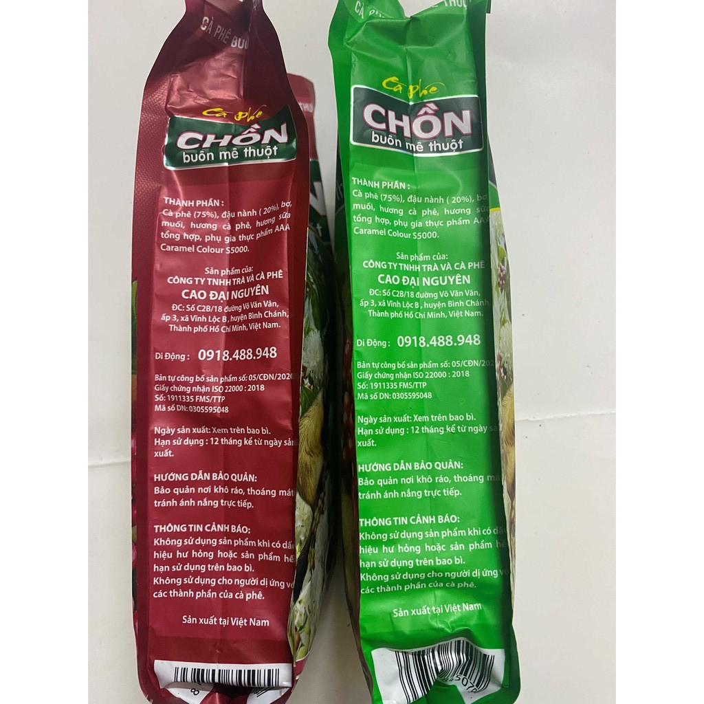 CÀ PHÊ CHỒN BUÔN MÊ THUỘC 500g