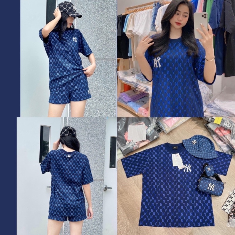 (ảnh thật) Áo phông Monogram Logo tee black hàng chuẩn( có túi short bán kèm)