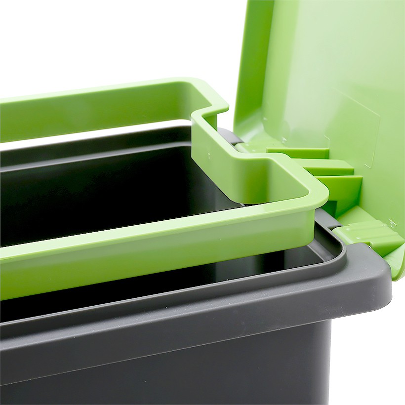 THÙNG RÁC COMPACT X XANH ĐEN 20L