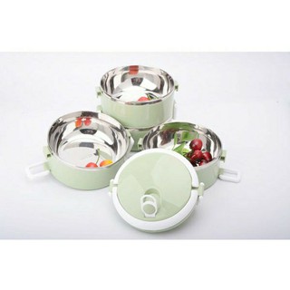 Cặp Lồng Giữ Nhiệt Lúa Mạch 4 Tầng, Ruột inox