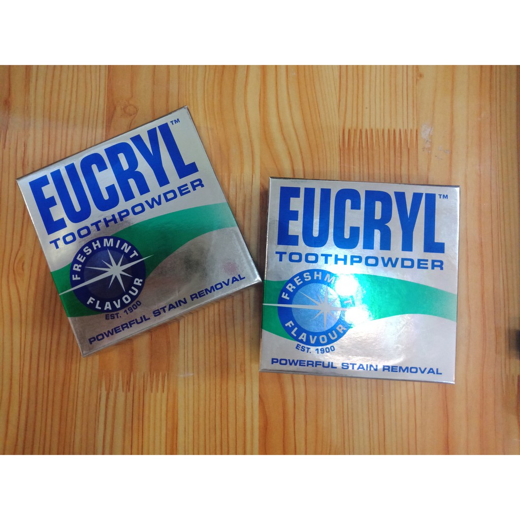 Bột Đánh Răng Tẩy Trắng Eucryl Toothpowder 50g