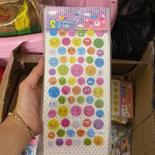 Sticker nổi