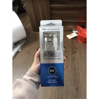 [SẠC NHANH, SIÊU BỀN] Dây cáp sạc nam châm có đèn Led