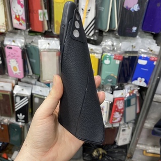 Ốp Samsung A22 4G ,A03S dẻo đen vân da