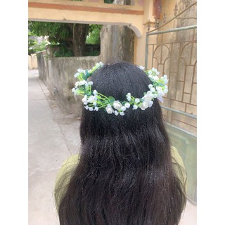 vòng hoa đội đầu chụp ảnh kỉ yếu