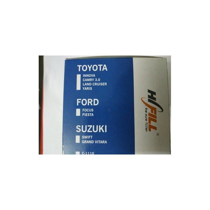 LỌC NHỚT DÀNH CHO CÁC DÒNG XE INNOVA/ FIESTA/ VITARA