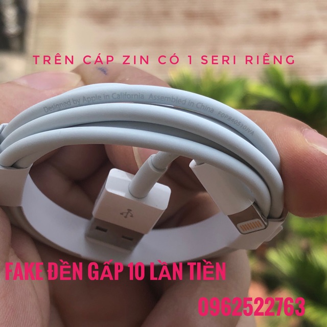 Cáp IPHONE Zin Bóc Máy - Chính Hãng