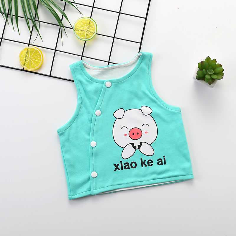 Áo Vest Vải Cotton Thời Trang Xuân Thu Cho Bé Sơ Sinh 0-3 - 6 Tháng A5