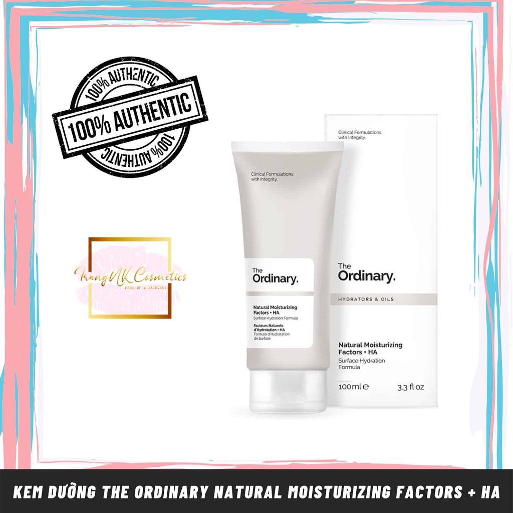 Kem dưỡng The Ordinary Natural Moisturizing Factors + HA