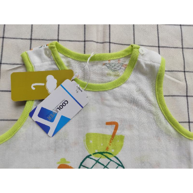 Bộ ba lỗ Moimoln xuất Hàn dư xịn organic mỏng mát cho bé