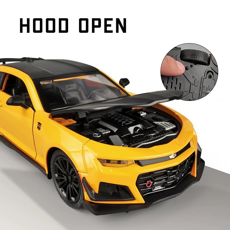 Mô Hình Xe Hơi Chevrolet Camaro Bằng Hợp Kim Tỉ Lệ 1: 24
