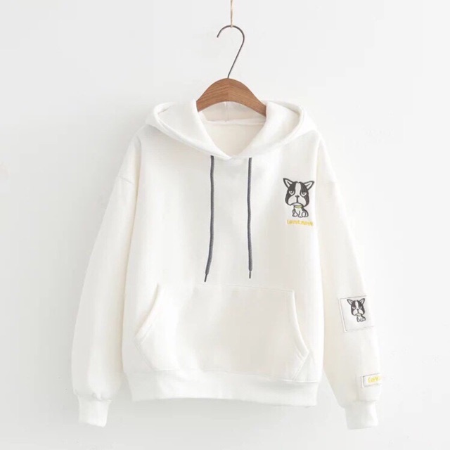 ÁO KHOÁC NỈ HEVI IN HÌNH CÚN CUTE PONGSTORE SHOP