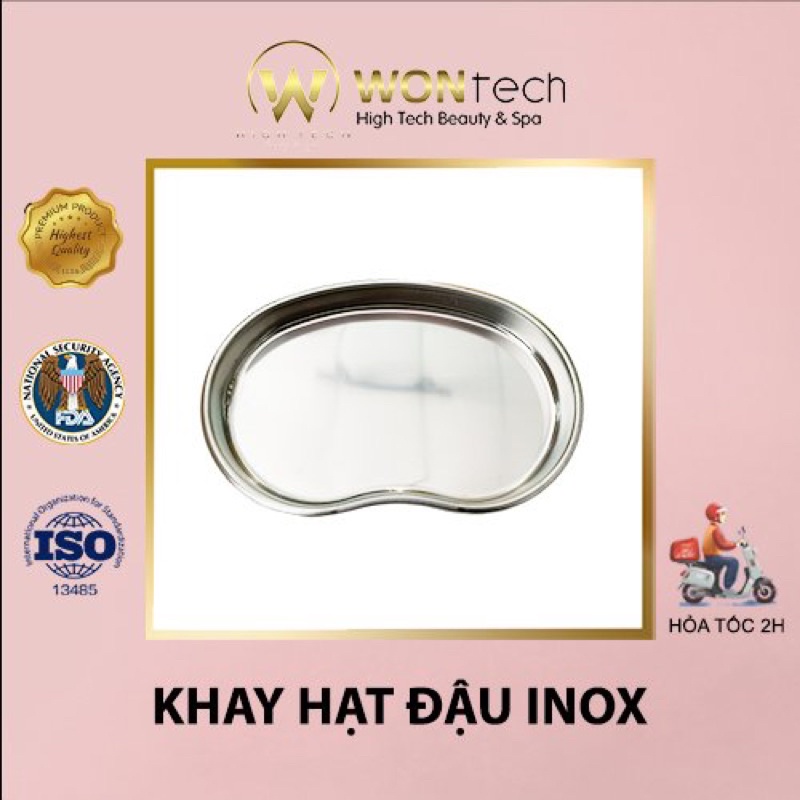 [WONTECH] Khay Hạt Đậu Inox.