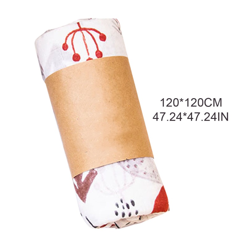 Chăn Quấn 120x120cm Bằng Cotton Êm Ái Mềm Mại Cho Em Bé
