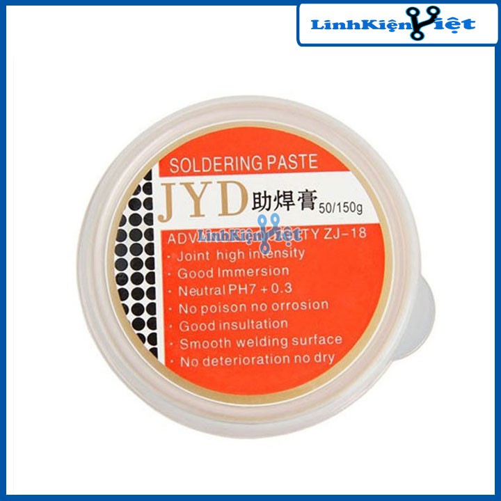 Mỡ hàn thiếc hỗ trợ hàn mạch Lọ To PASTE 100g