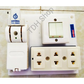 Bảng điện đấu sẵn liền cầu dao BS5 - Sopoka