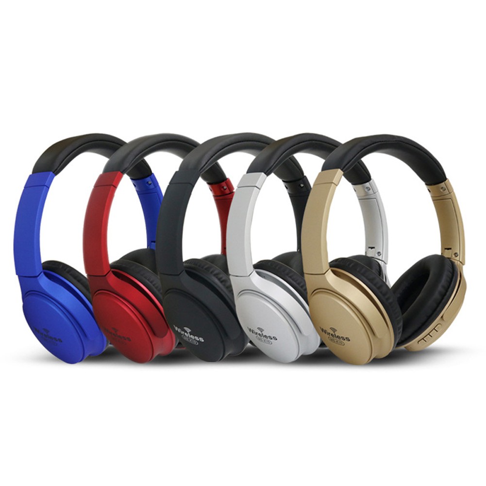 Noise Cancelling Headphone Bluetooth V4.2+EDR  Microphone Hi-Fi Deep Bass Wireless Headphones
