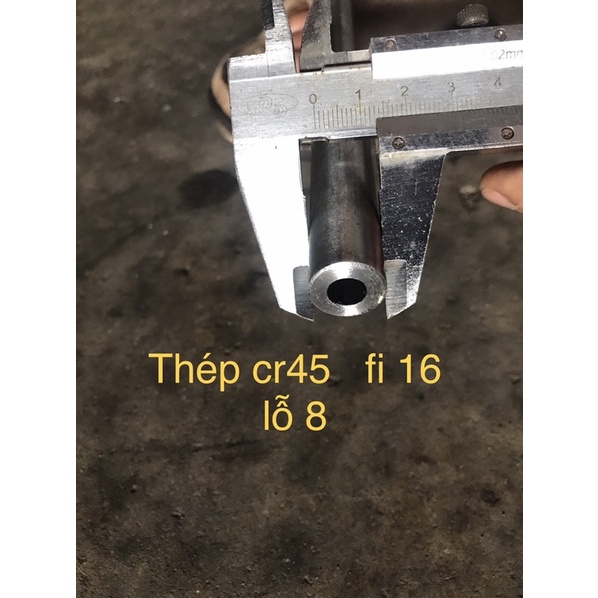 ống thép dẫn dầu fi 16 lỗ 8.0 dài 80cm