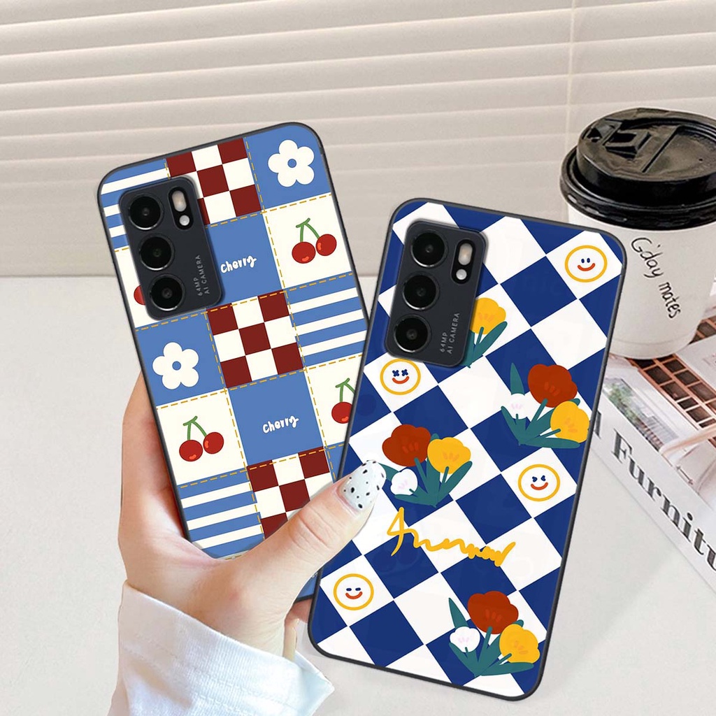 Ốp Oppo Reno6 / Reno6 Z 5G / Reno 6 họa tiết hoa, gấu thời trang, ốp dẻo bền đẹp
