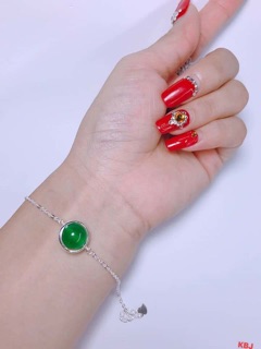 lắc bạc mix đá phong thuỷ