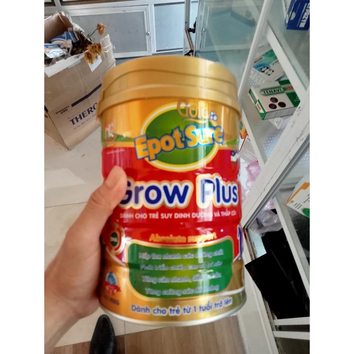 Sữa bột Grow Plus đỏ cho trẻ suy dinh dưỡng thấp còi loại 900g - Epotsure Grow Plus 900g