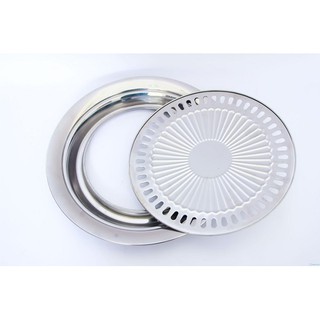 Vỉ nướng inox hút mỡ tròn