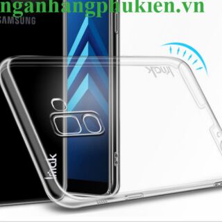 Ốp lưng imak xịn cho Samsung A8 plus (2018) phủ nano chống xước