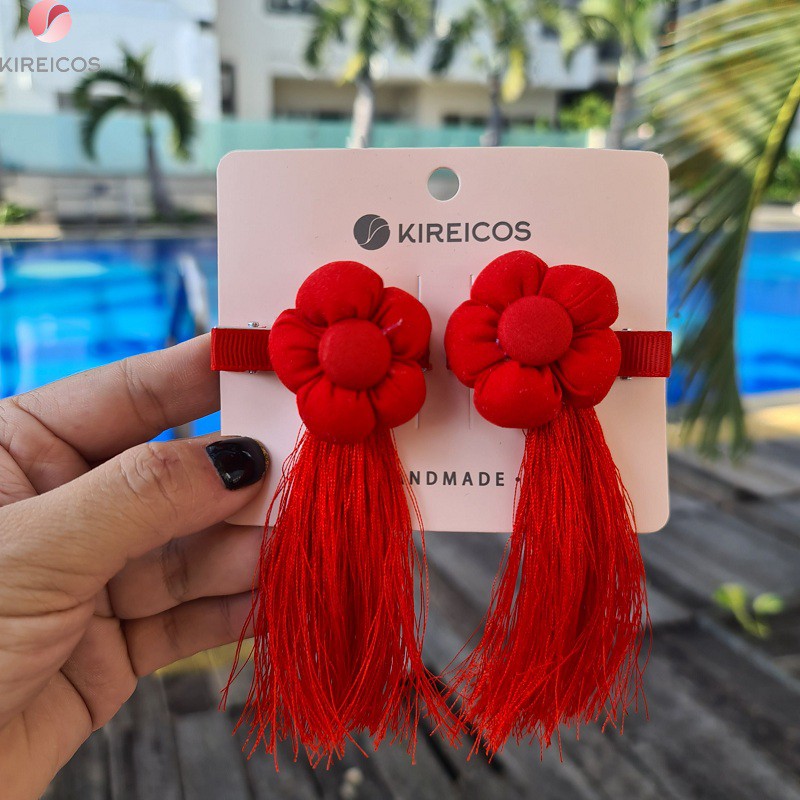 Set 2 Kẹp Tóc Đón Tết Phong Cách Trung Hoa Siêu Cute