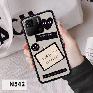 Ốp Xiaomi Redmi 10C / Redmi 10A in hình trái tim caro đen trắng , hồng cute xinh xắn dễ thương