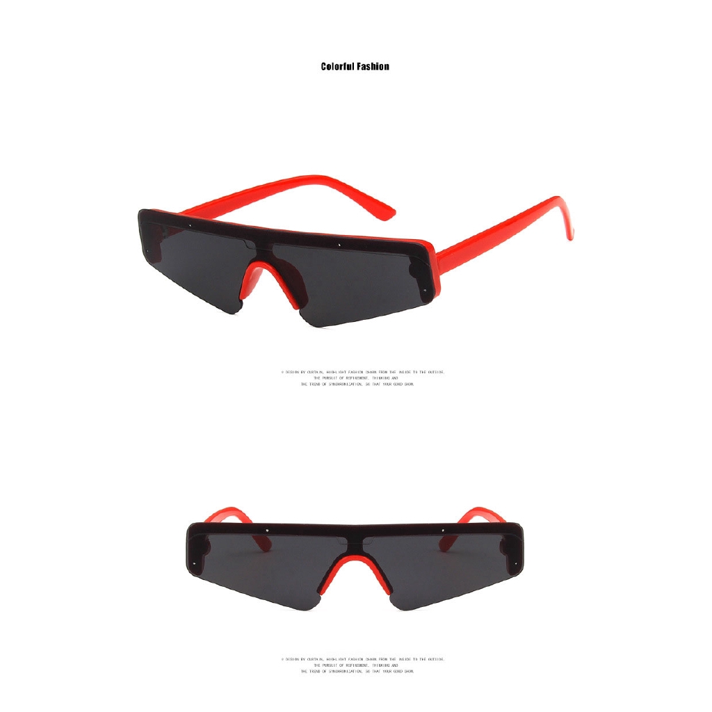 Western Style Rectangle Sunglasses Men Fashion Designer  Glasses Anti-UV400