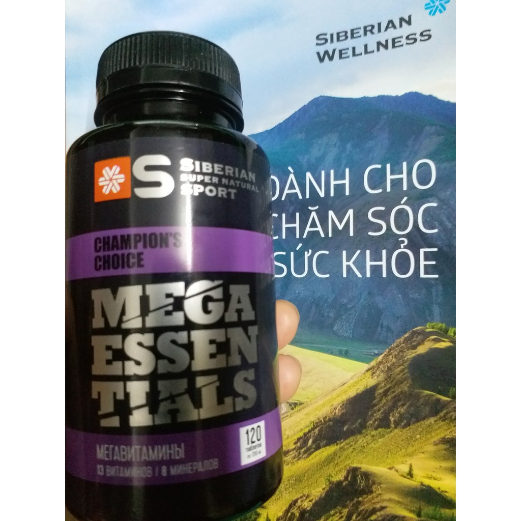 Viên bổ sung vitamin và khoáng chất Supernatural Sport Siberi Nga | Thế Giới Skin Care