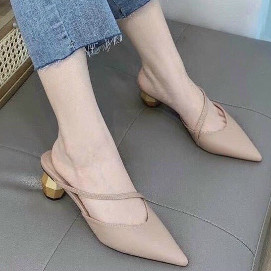 Sục Nữ Thời Trang Quai Chéo Trẻ Trung Cao 5 Phân Lên Chân Đẹp Xỉu Giảm Giá 50% Cho Các Nàng Xinh Size 35 - 39