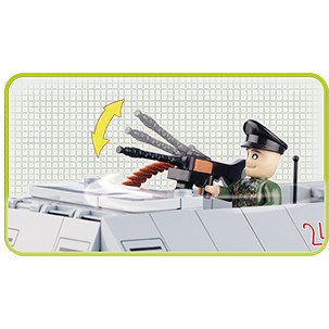 Đồ chơi lắp ráp xe tải bánh xích 251 COBI-2442