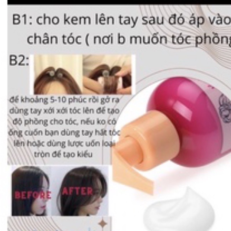 Kem Làm Phồng Chân Tóc Balea Messy Bun Cream (Nội Địa Đức)