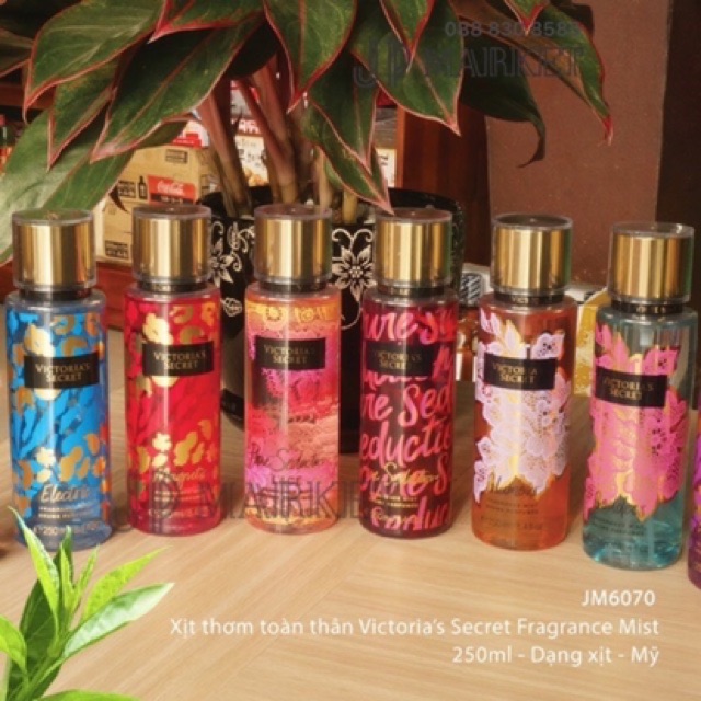 (Bán sỉ) XỊT THƠM TOÀN THÂN VICTORIA’S SECRET FRAGRANCE MIST LOVE SPELL 250ML giao mùi ngẫu nhiên