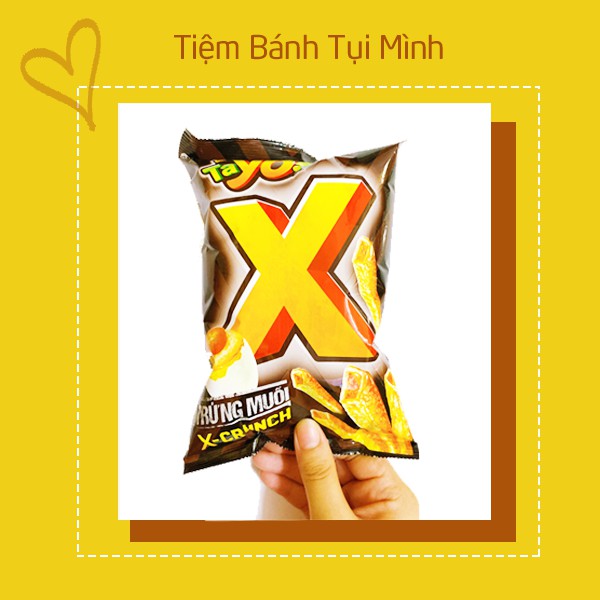 Bánh Snack khoai tây X - Tayo vị trứng muối 30g