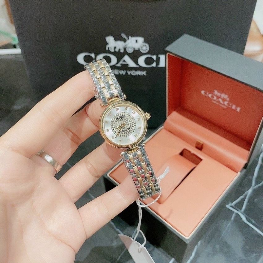 Đồng Hồ Nữ Coach 14503643 - Dây Demi Vàng - 28mm