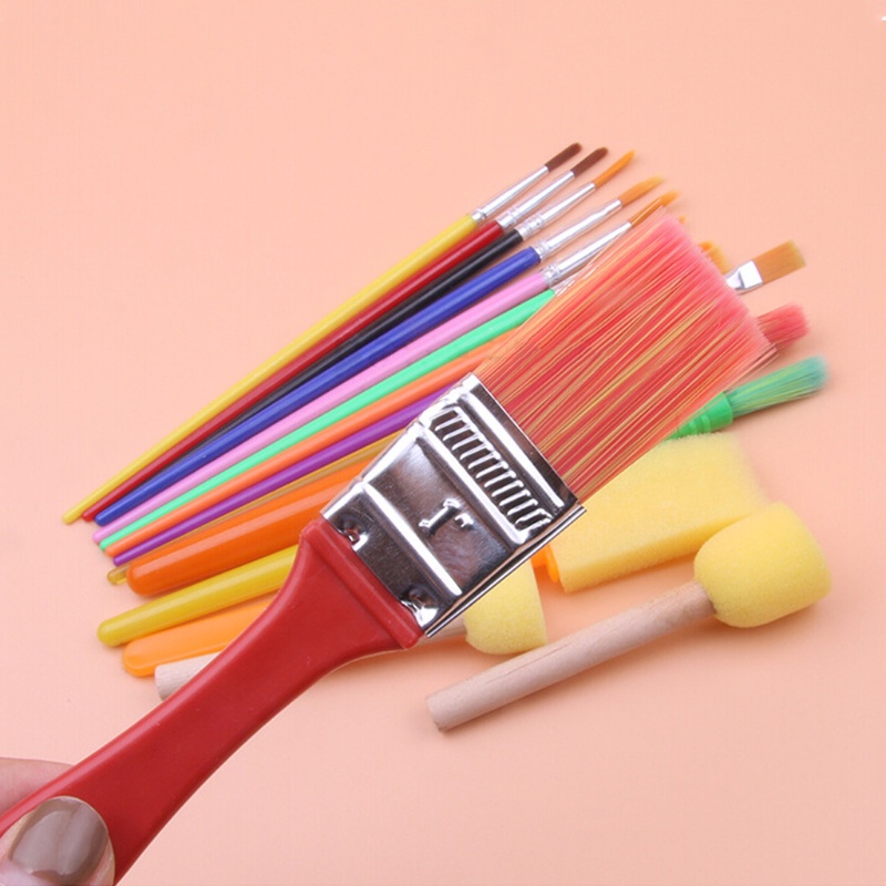 Bộ Cọ Vẽ Tranh Bằng Sợi Nylon Dành Cho Người Mới Bắt Đầu