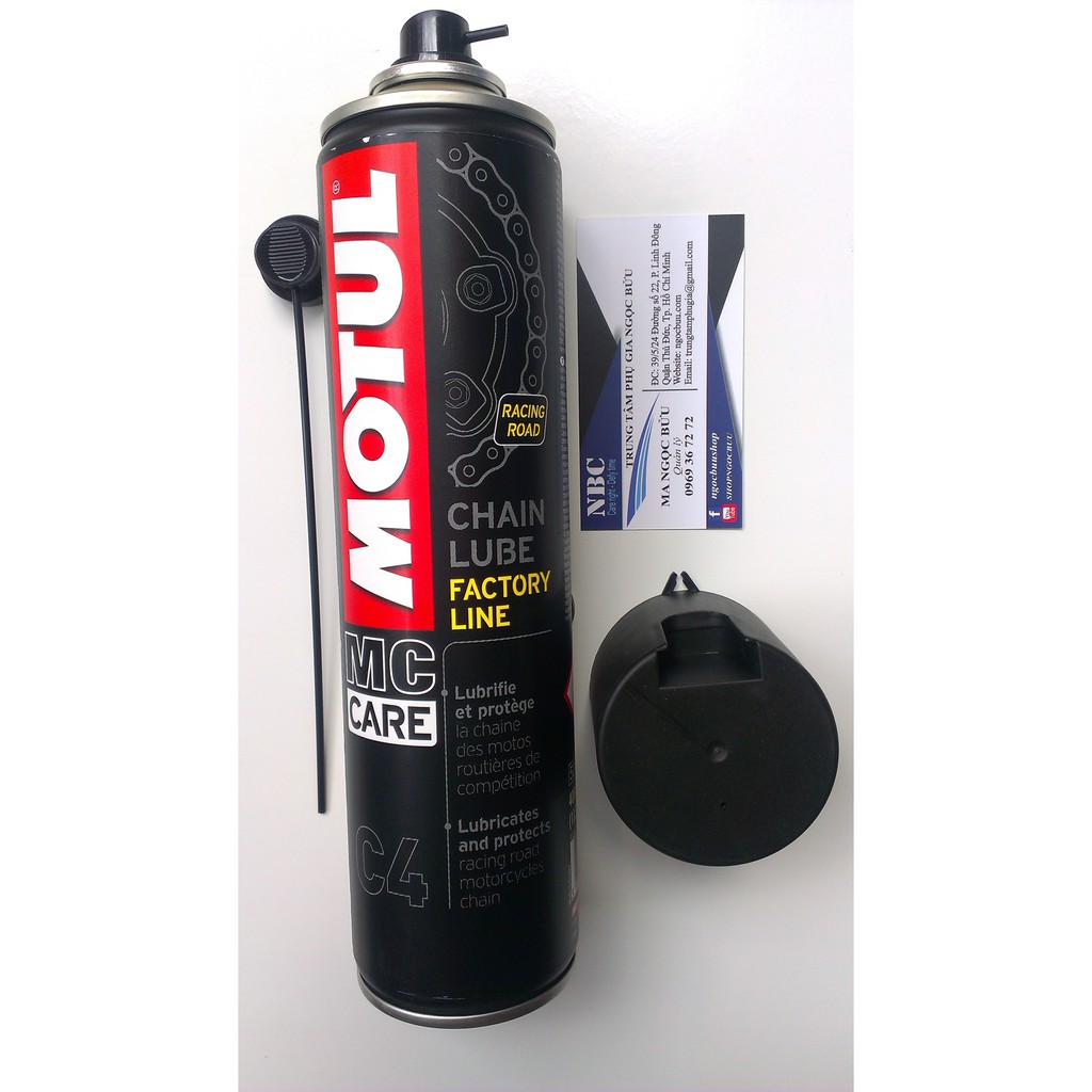 Motul C4 bôi trơn bảo dưỡng sên xích và cọ chà sên.