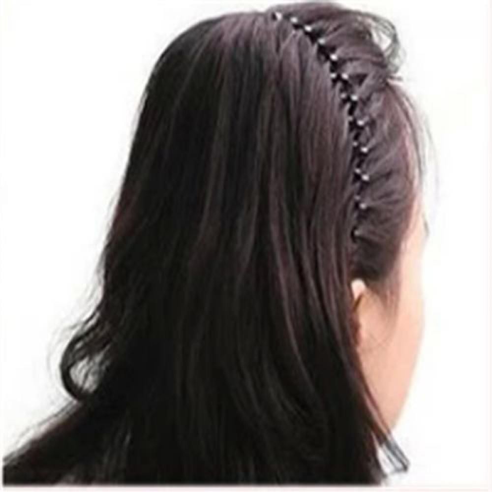 Cài tóc hợp kim bản nhỏ hình gợn sóng trẻ trung năng động