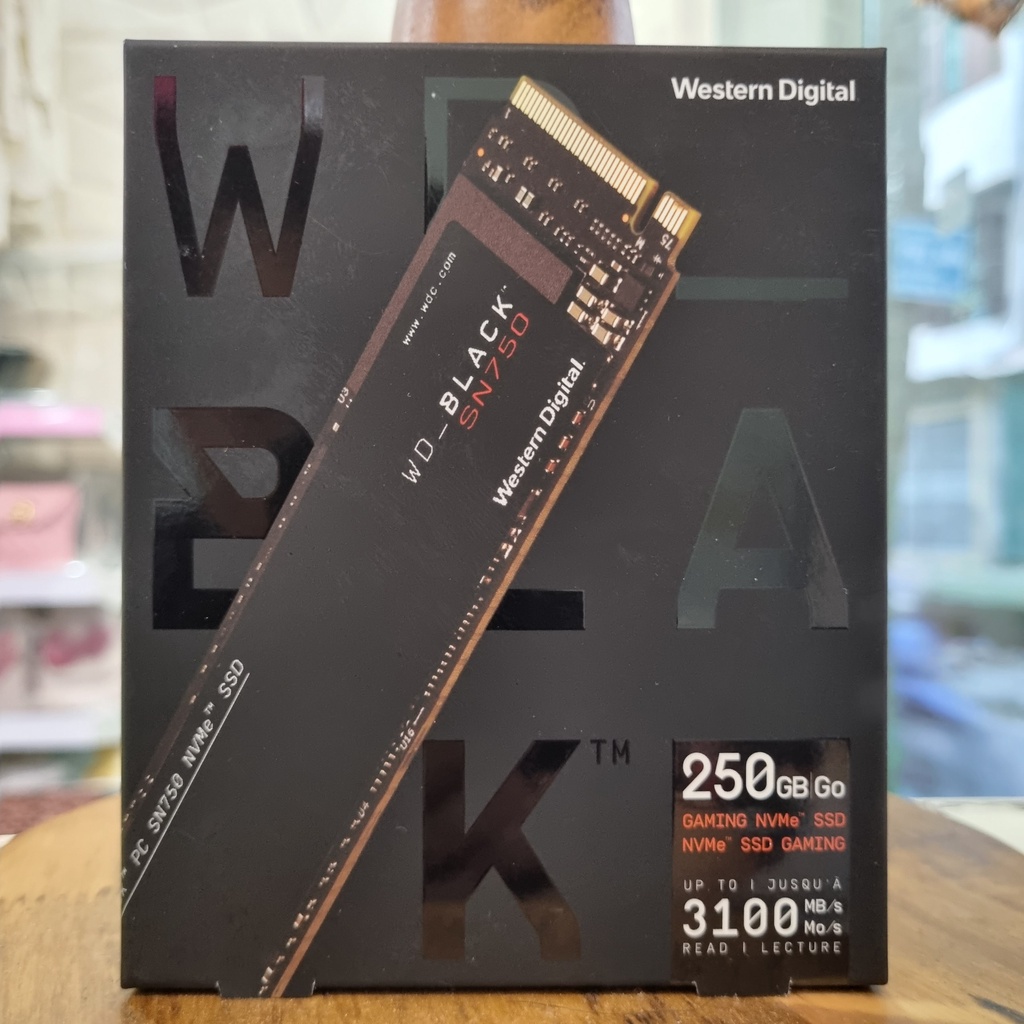 Ổ cứng SSD WD Black SN750 250G/500G/1TB - M2 2280 NVMe PCIe Gen 3 x4 - Bảo hành 5 năm 1 đổi 1 | BigBuy360 - bigbuy360.vn