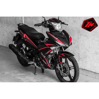 Tem Trùm Exciter 150 Light đen đỏ