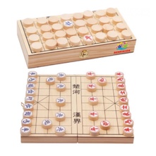 Bàn Cờ Tướng Bằng Gỗ Tự Nhiên Benrikids Kiêm Hộp Đựng Tiện Lợi - Trò Chơi Đấu Trí Hồi Hộp