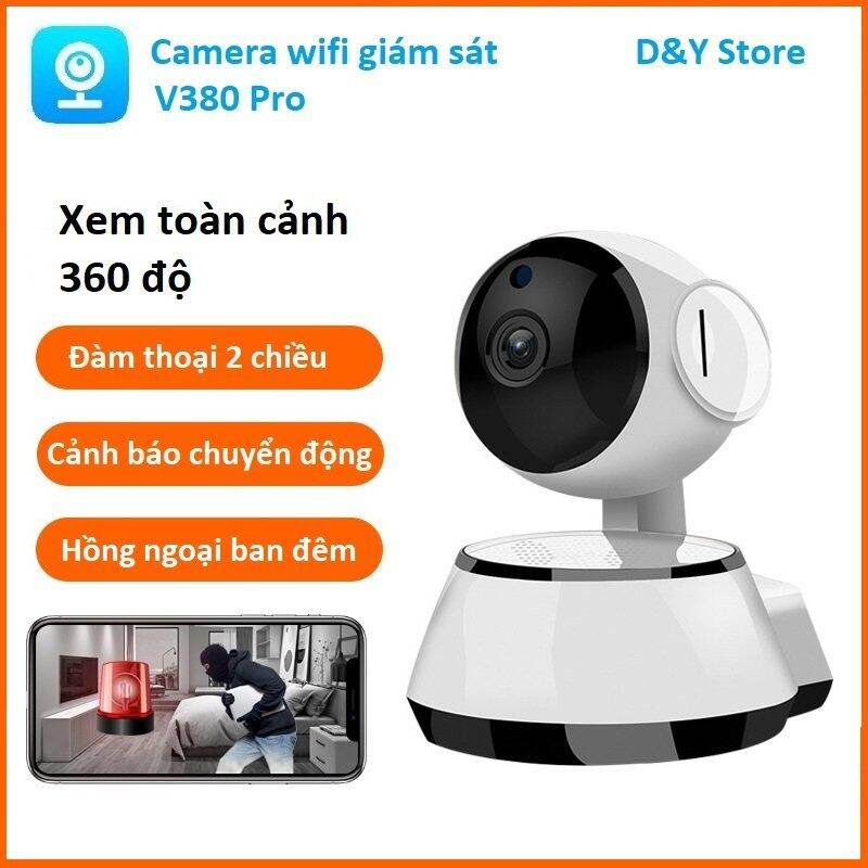 Camera Thông Minh 360 Độ IP Wifi V380Pro Đàm Thoại 2 Chiều